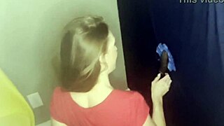 Brandi Gets Impregnated by BBC Stranger at Glory Hole!