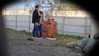 Fed orgasme under offentlig arbejdssex