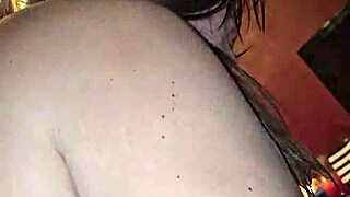 she cums hard while riding my big cock, moaning and screaming.