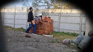 Bold Orgasm in Public Work Sex