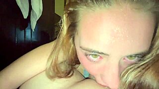 super messy sloppy blowjob with puke, you know