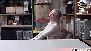 Reverend's Petite Assistant Punished with Rough Doggystyle Fuck