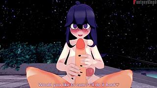 Hex maniac in classroom public sex, fantasy style?