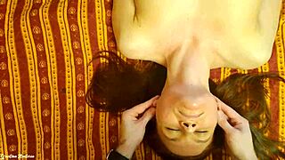 Tits Massage with Olive Oil Squeezing Them Bouncy and Wet