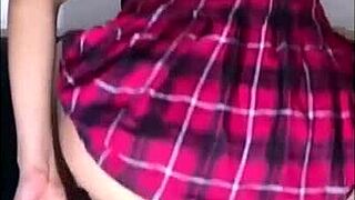 Passionate Kiss After University Party