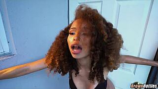 Halloween glory hole for black hottie