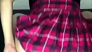 Passionate Kiss After University Party