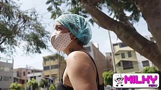 finish quick in my tight pussy venezuelan babe on the street