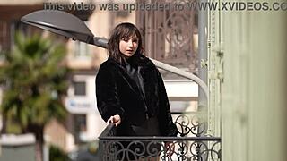 Abby 20 in Fresh Casting with Bent Over Doggy Action