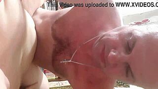 Big tits milf wife acts as whore getting fucked hard by husband in intense session