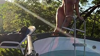 Gorgeous Asian Babe Rides BBC Hard Outdoors on Farm in Wild Public Fuck.