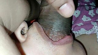 Damn! I Love Sucking My Stepsister's Tight, Juicy Pussy on Her Bed!