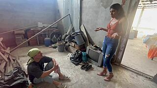 yo, this bricklayer slammed me hard for being such a slippery whore