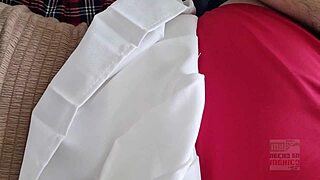 Flaquita Joven De Puerto De Veracruz Esta Tan Rica Que No Puede Evitar Venir Al Final Junto Con Ella Squirt Y Creampie 1