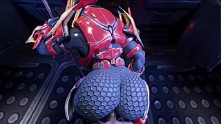 female sangheili fucks man with monster cock in casual story