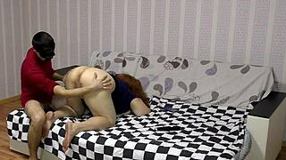 Milf got punished with all holes fucked in the garage 😈