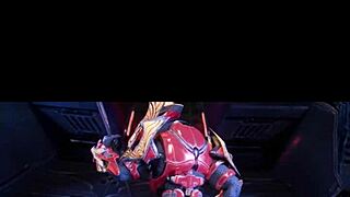 female sangheili fucks man with monster cock in casual story