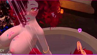 Brat Dances Playfully in Shower with Huge Uncensored Moves