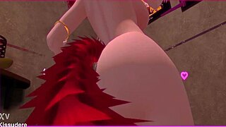 Brat Dances Playfully in Shower with Huge Uncensored Moves