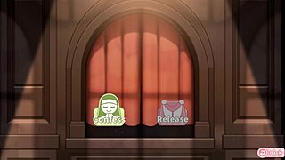 nun sister summer clover covered in cum during harem game