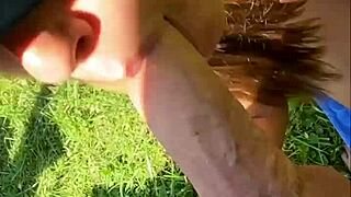 risky outdoor blowjob after yoga with 18yo teen