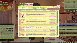 nun sister summer clover covered in cum during harem game