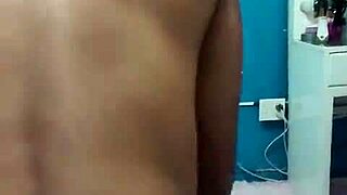 Unbelievable home video with girlfriend's latina friend recording casually