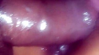 Cream pie dripping from wife after hard fucking