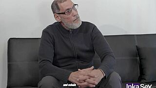 Hey, Gia White humiliates her cuckold husband with trainer