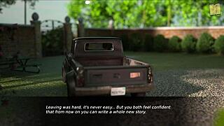 exploring dusklight manor in a cute curvy outfit