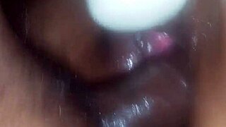 Cream pie dripping from wife after hard fucking