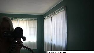 Sexy Eden Adams gets intimate with her camera solo.