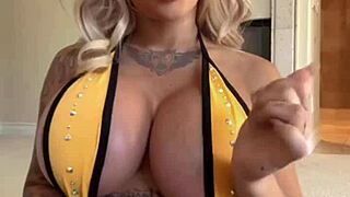 spanish latina with huge boobs gives spicy jerk off instructions