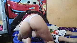 Brunette Latina Stepsister Begs Stepbrother to Fuck Her Pussy and Cum Inside