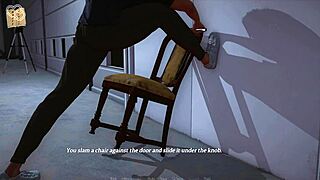 Hairy russian woman explores her natural features in a serene setting