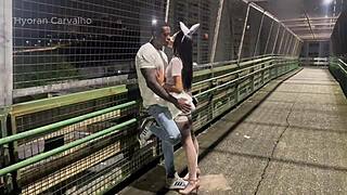 hey, did i just bang her on a busy avenue or what??