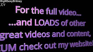 Big n sexy Britney swallows huge cumshots in POV! 😍 Love those facials!