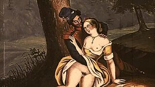 Discover vintage retro antique drawings collection