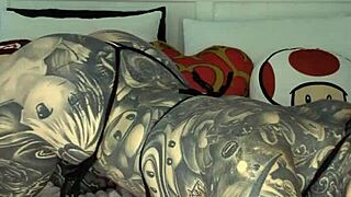 melody radford models a micro bikini on the sunny beach