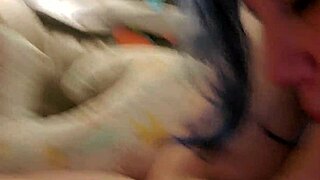 tattooed amateur sucking that big cock like a pro 😏