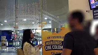 Latina cum whore's wet pussy drips loads after rough pounding