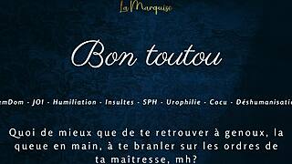 Bon Toutou - French Audio Porn JOI With Femdom Humiliation.