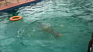 after pool fun, i fucked a fat oiled bitch for cumshot