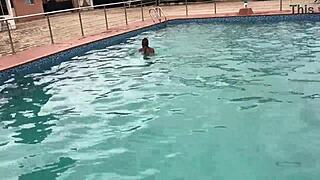 after pool fun, i fucked a fat oiled bitch for cumshot