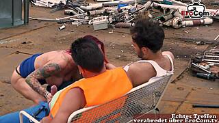 i got anal outdoor with german milf