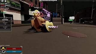 the roblox heroine bounces her ass in cowgirl riding
