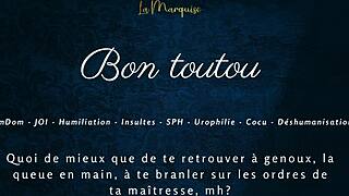 Bon Toutou - French Audio Porn JOI With Femdom Humiliation.