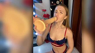 so, you into watching this redhead bitch take a huge cock?