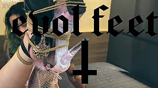 Bondage Foot Worship Session