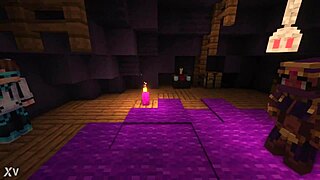 Block Woman Gets Bent Over by Block Man in Wild Action